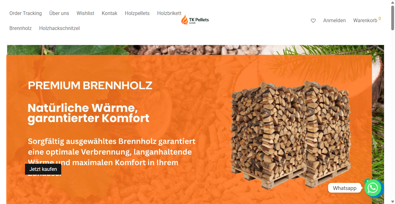 Fake-Shop Warnung: Fake Shop Warnung: tkpelletsgmbh.de (2026)