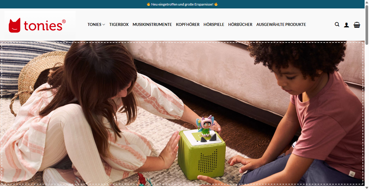 Fake-Shop Warnung: Fake Shop Warnung: toniesshop-de.com (2026)