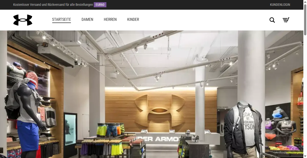 Bestätigte Warnung zu under-armour.com.de (2026)
