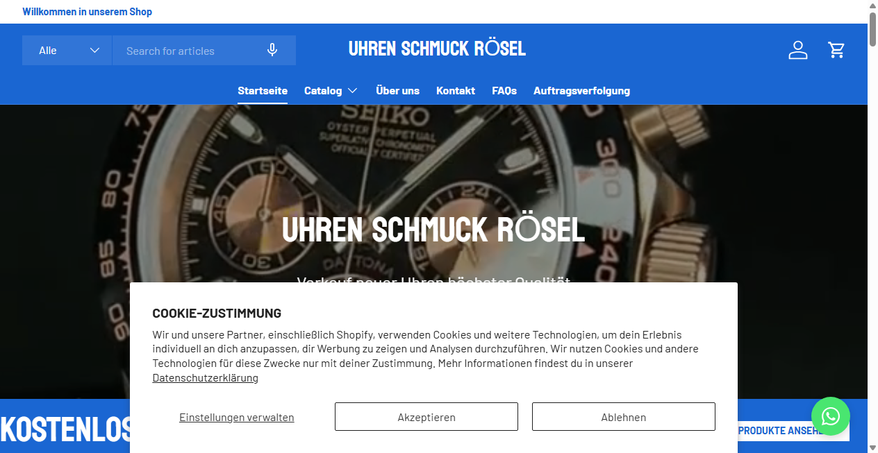 Bestätigte Warnung zu urhenwchmuckrosel.de (2026)