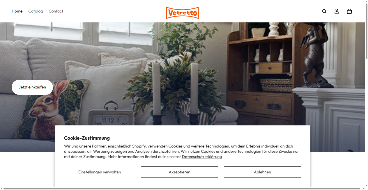 Bestätigte Warnung zu vetretto.myshopify.com (2026)