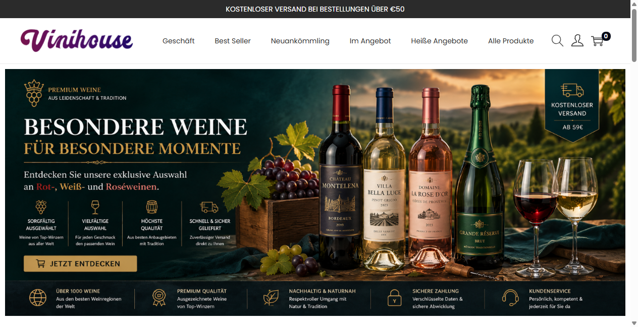 Bestätigte Warnung zu vinihouse.com (2026)