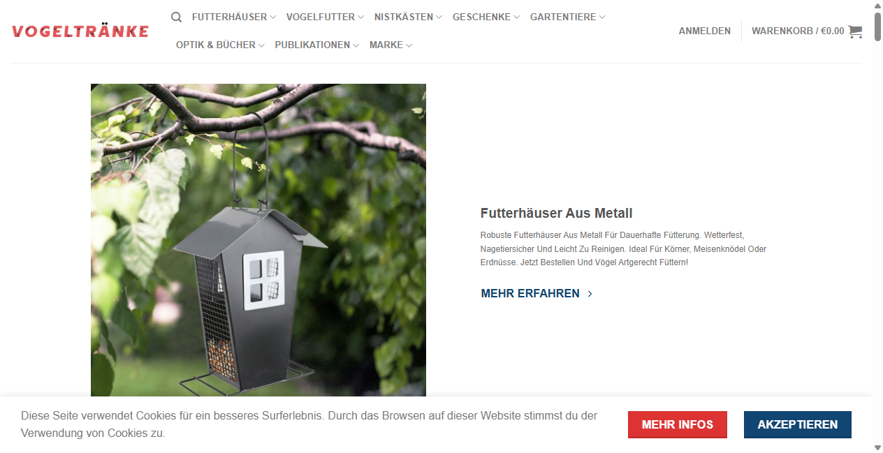 Bestätigte Warnung zu vogeltranke.com (2026)