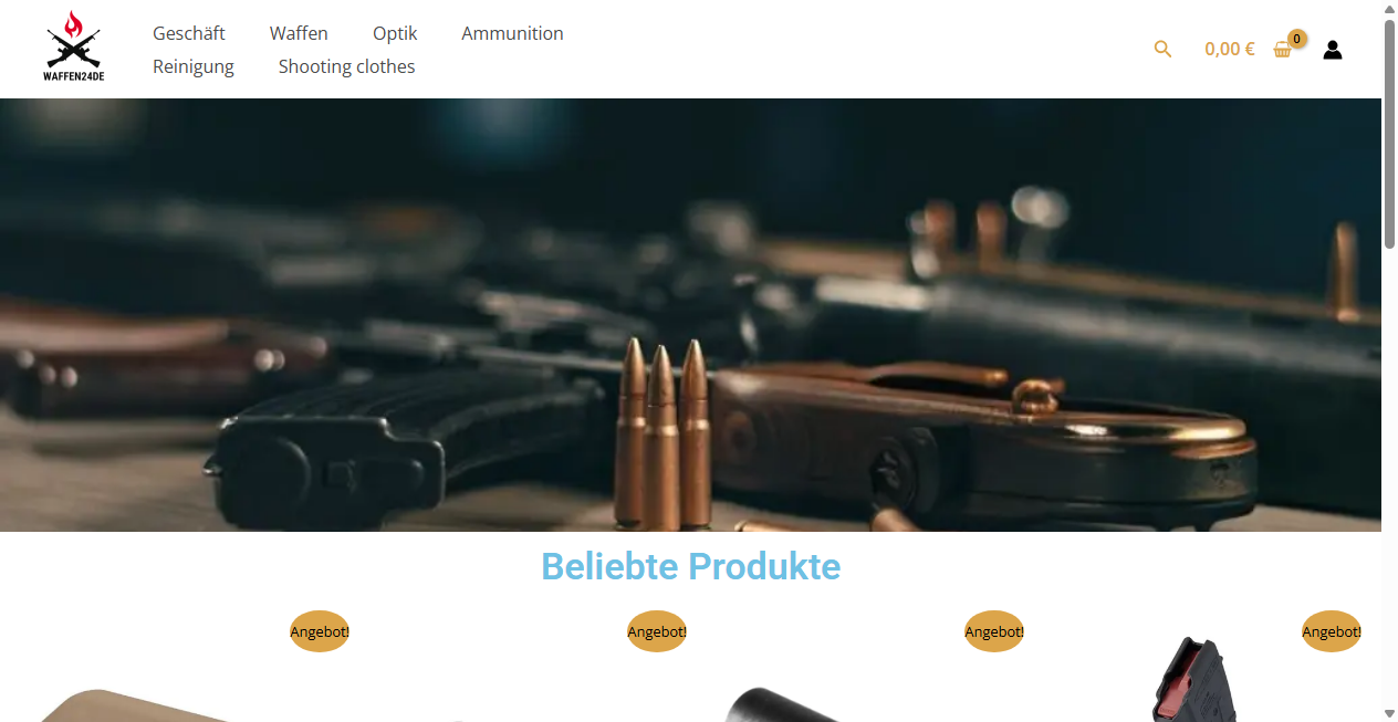 Bestätigte Warnung zu waffen24de.com (2026)