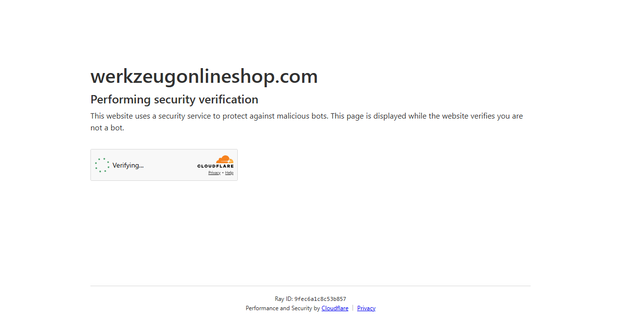 Bestätigte Warnung zu werkzeugonlineshop.com (2026)