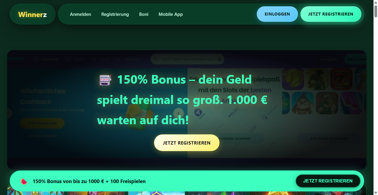 Bestätigte Warnung zu winnerz-casino-online.de (2026)
