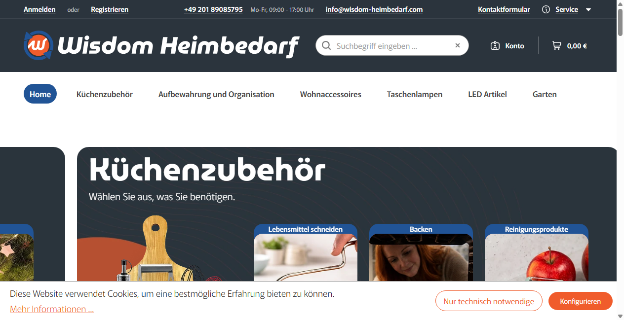 Bestätigte Warnung zu wisdom-heimbedarf.com (2026)