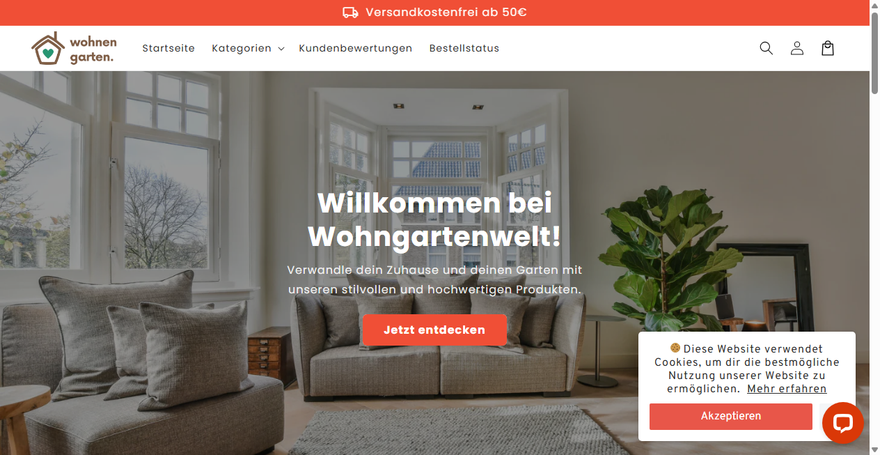 Bestätigte Warnung zu wohngartenwelt.de (2026)