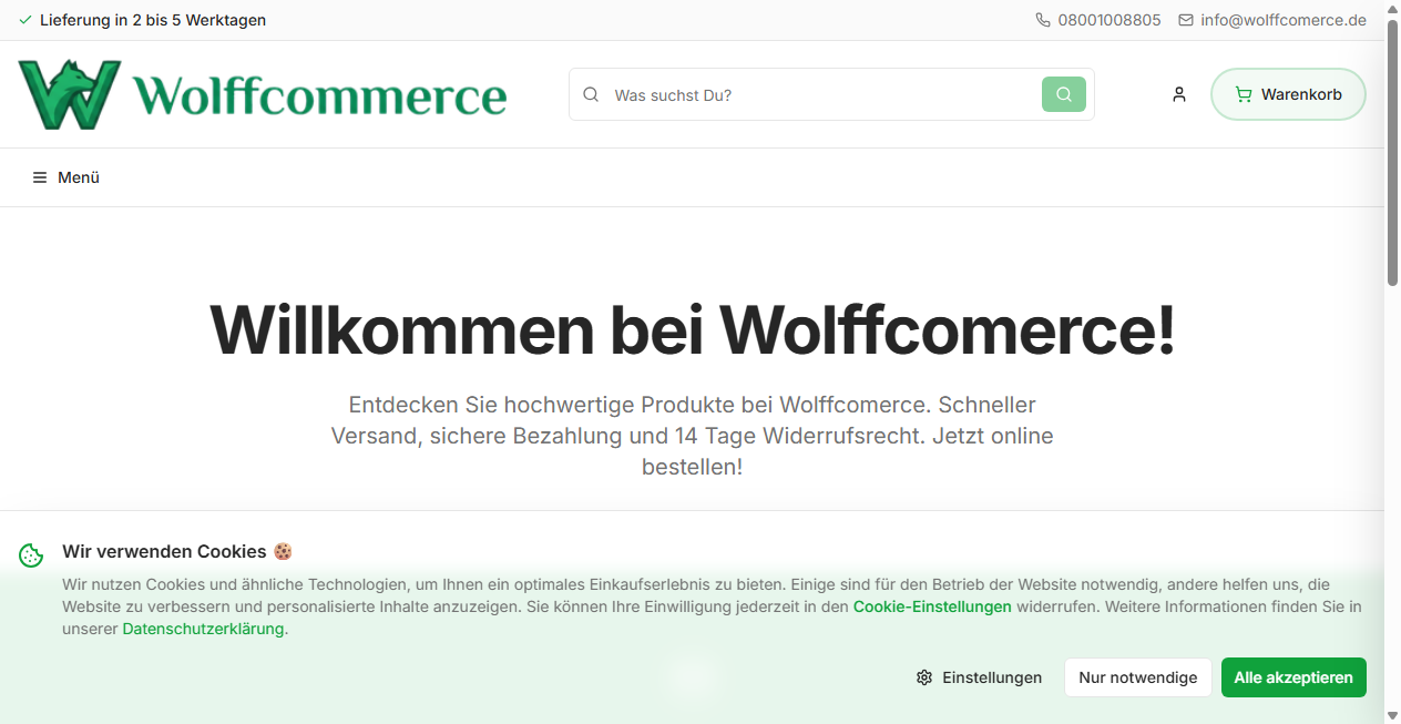 Bestätigte Warnung zu wolffcomerce.de (2026)
