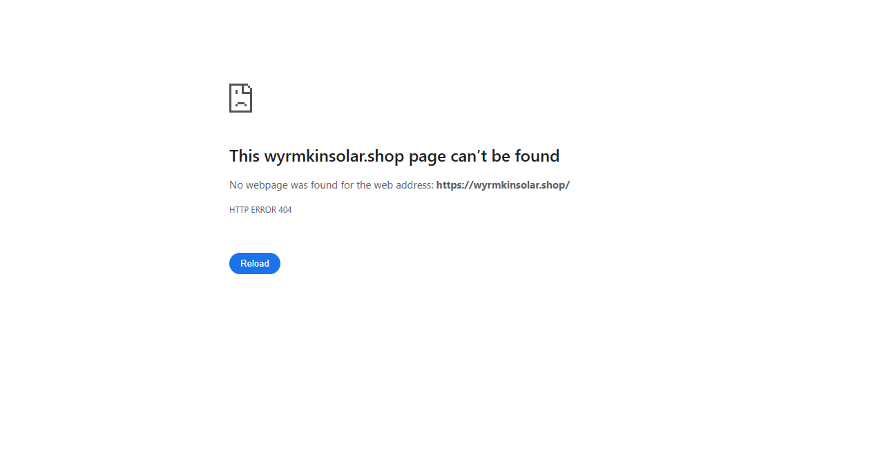 Bestätigte Warnung zu wyrmkinsolar.shop (2026)