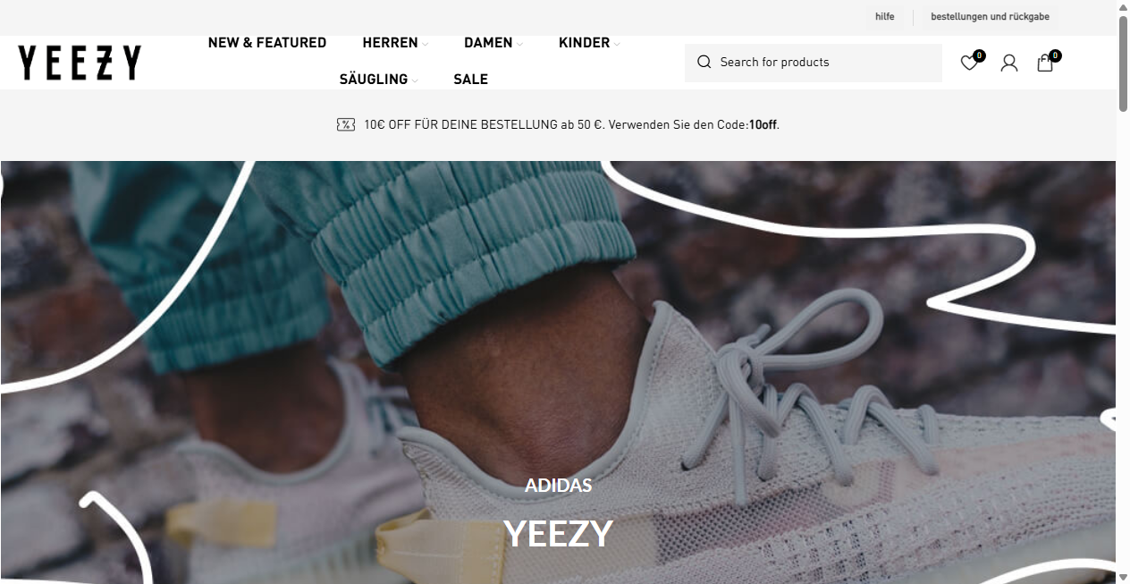 Bestätigte Warnung zu yeezy.at (2026)