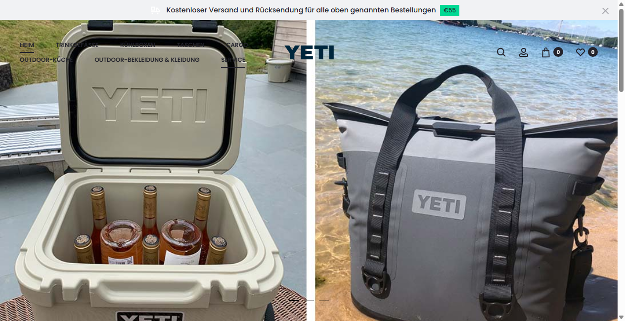 Bestätigte Warnung zu yeti.com.de (2026)