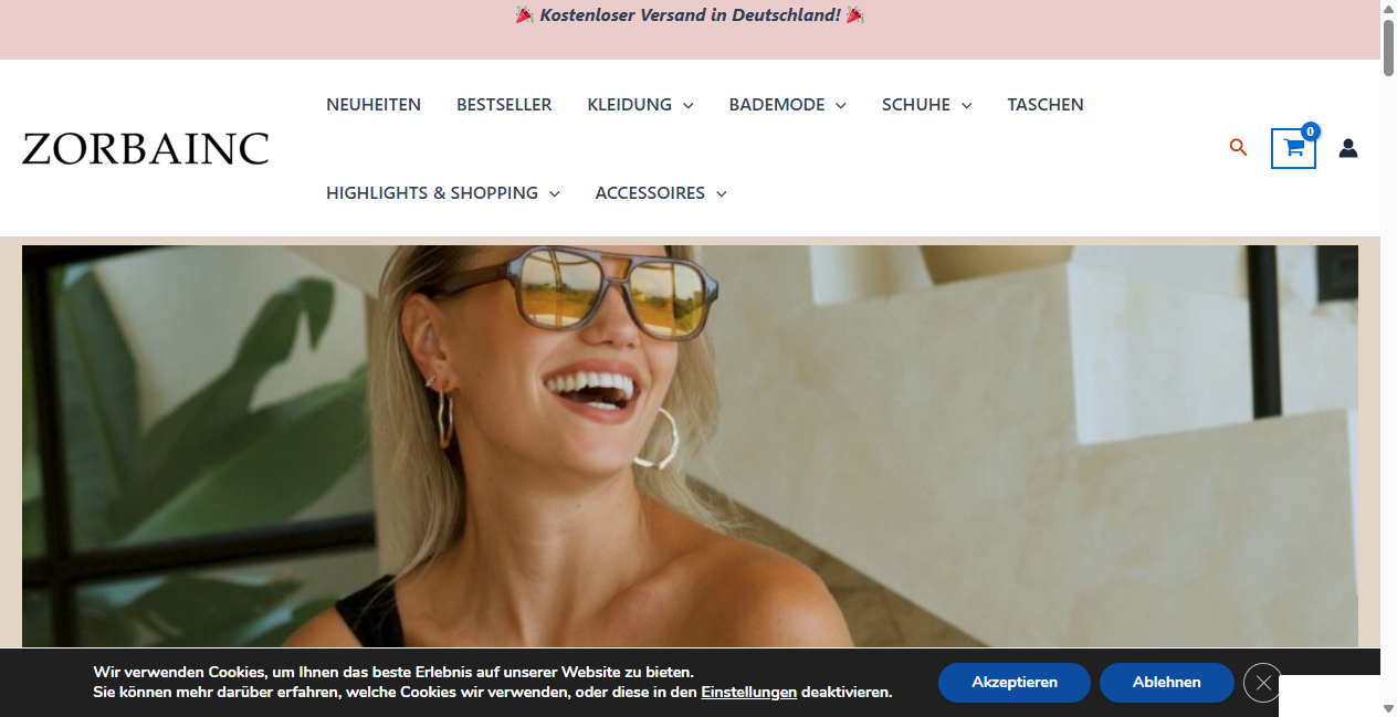 Bestätigte Warnung zu zorbainc.com (2026)