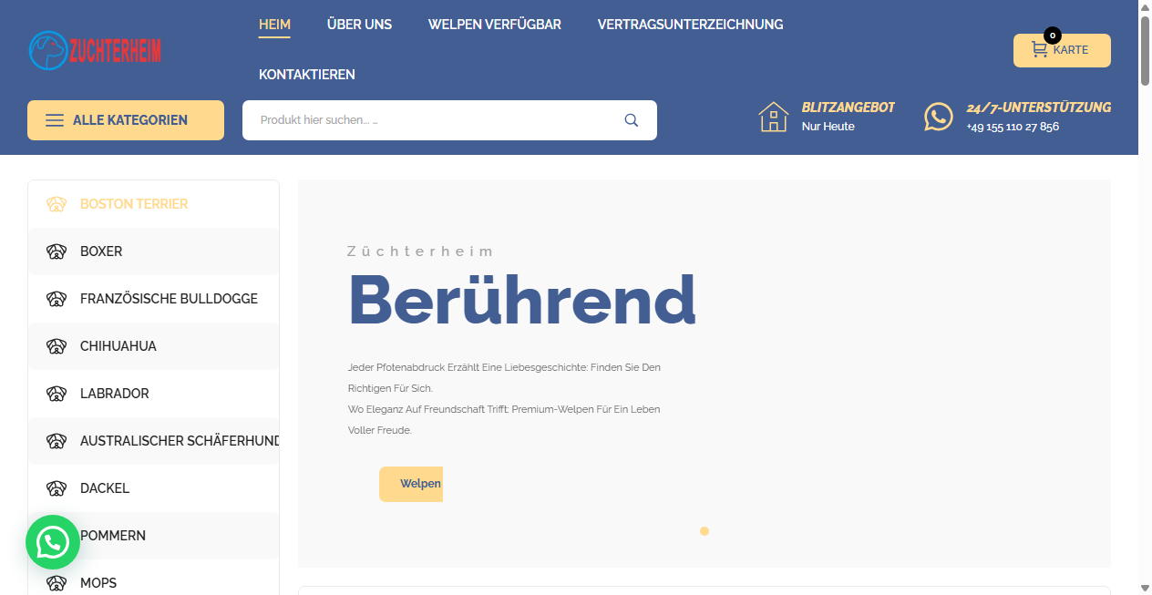 Bestätigte Warnung zu zuchterheim.com (2026)